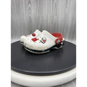 Crocs x Peanuts Classic Clog Toddler Size C8 Snoopy and Joe Cool Slip On Sandals